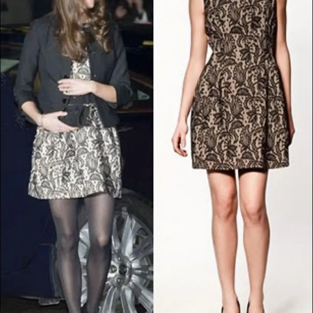 RARE! ZARA "Lace tulip" Dress~ Small~ US 4~Kate M - Picture 5 of 5